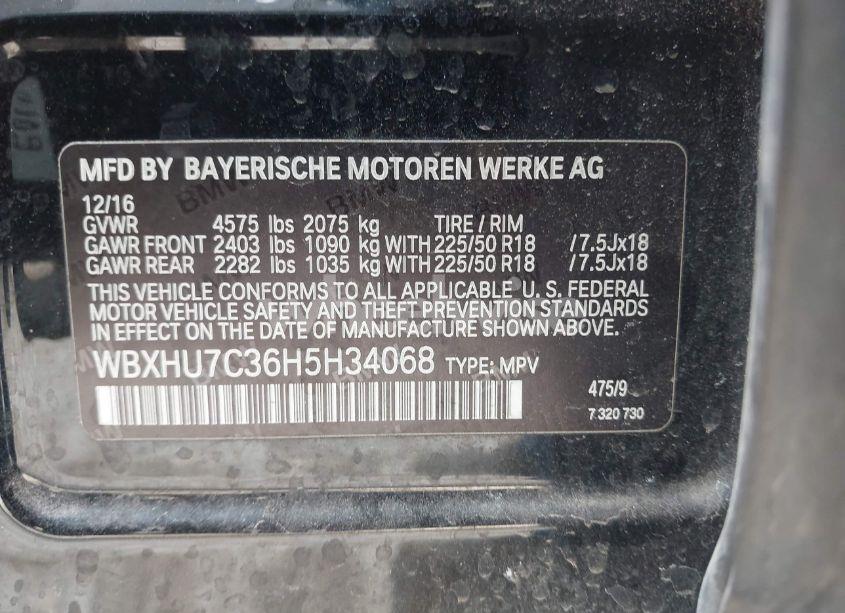 Photo 9 of 2017 Bmw X1 SDRIVE28I (VIN WBXHU7C36H5H34068)