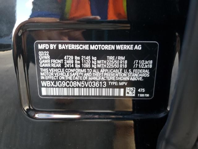 2022 BMW X1 XDRIVE28I N/A (VIN WBXJG9C08N5V03613) main photo