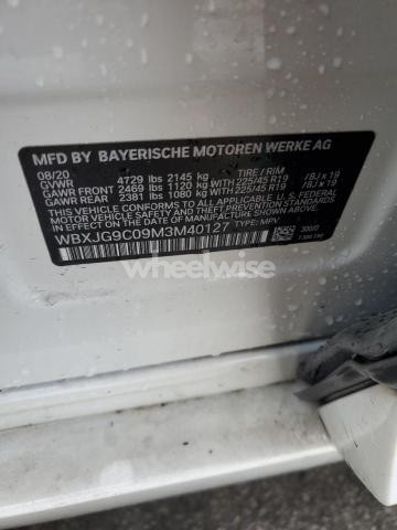 2021 BMW X1 XDRIVE28I N/A (VIN WBXJG9C09M3M40127) main photo