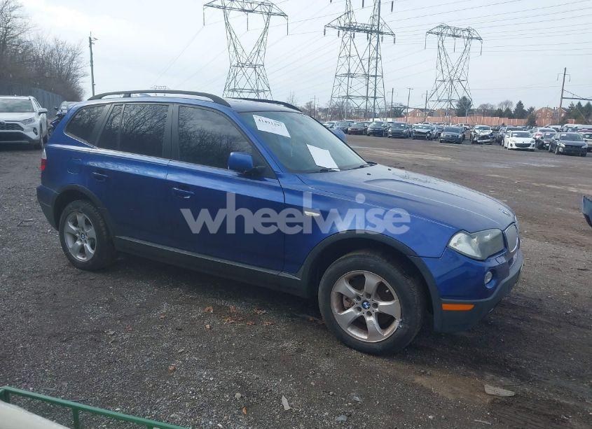 2007 Bmw X3 3.0SI (VIN WBXPC93437WF09540) main photo
