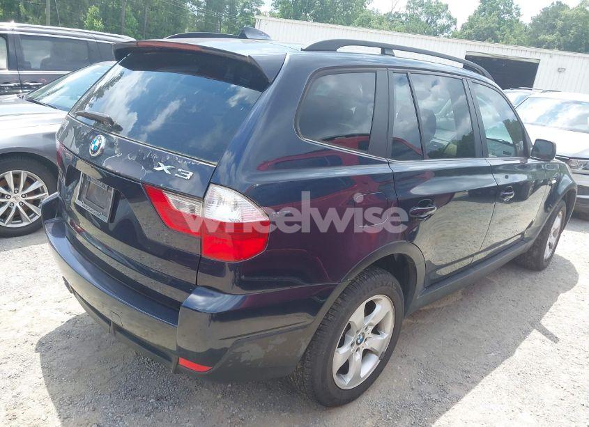 Photo 4 of 2007 Bmw X3 3.0SI (VIN WBXPC93487WF05256)