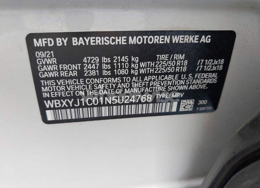 Photo 9 of 2022 Bmw X2 XDRIVE28I (VIN WBXYJ1C01N5U24768)