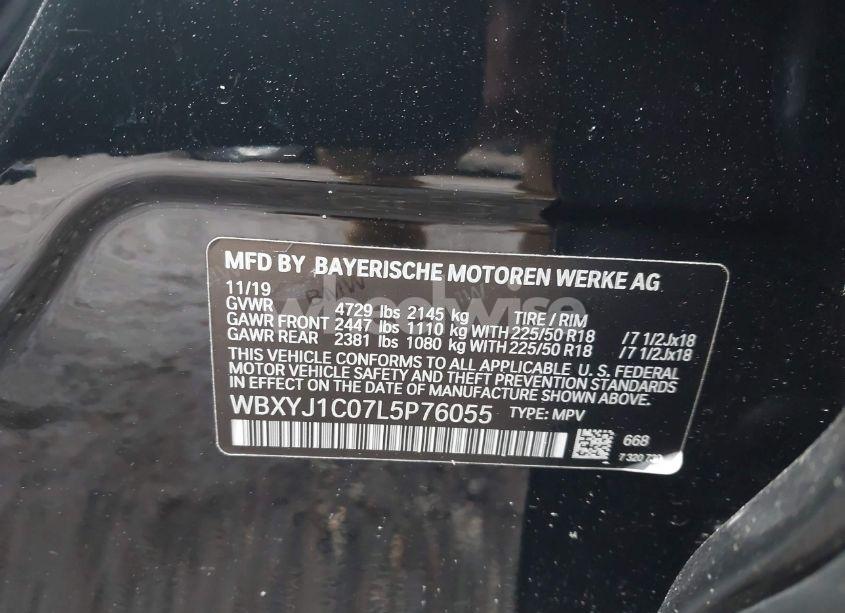 Photo 9 of 2020 Bmw X2 XDRIVE28I (VIN WBXYJ1C07L5P76055)