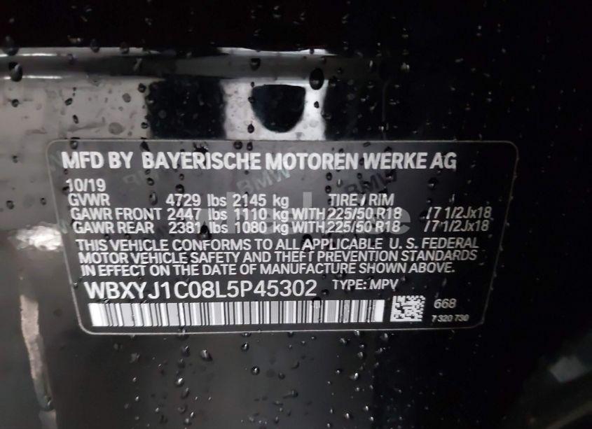 Photo 9 of 2020 Bmw X2 XDRIVE28I (VIN WBXYJ1C08L5P45302)