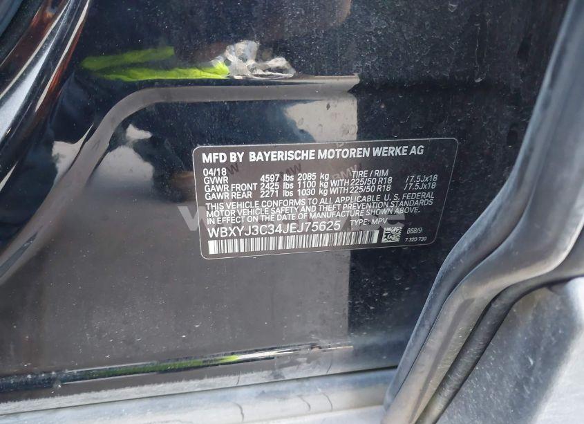 Photo 9 of 2018 Bmw X2 SDRIVE28I (VIN WBXYJ3C34JEJ75625)