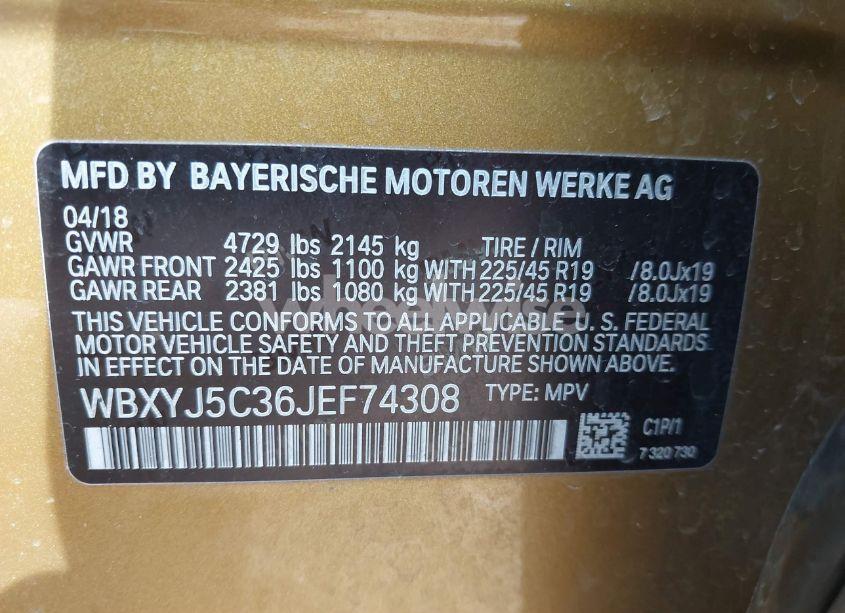 Photo 9 of 2018 Bmw X2 XDRIVE28I (VIN WBXYJ5C36JEF74308)