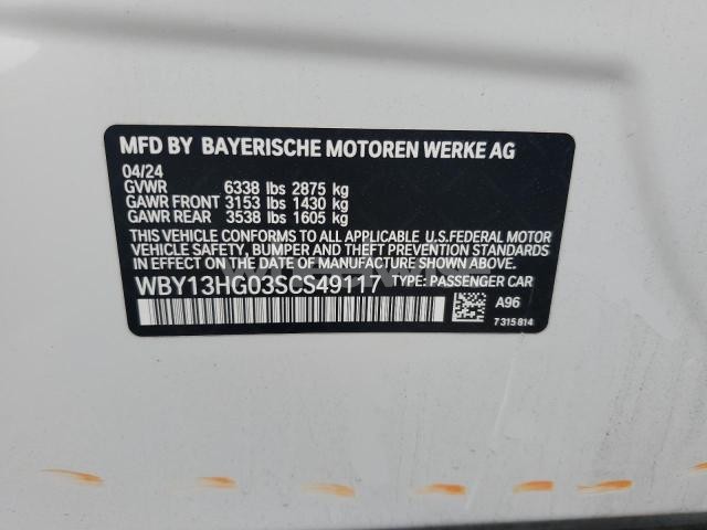 2025 BMW I5 XDRIVE 40 N/A (VIN WBY13HG03SCS49117) main photo