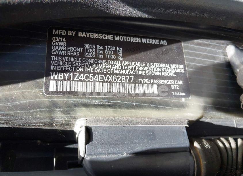 Photo 9 of 2014 Bmw I3 BASE W/RANGE EXTENDER (VIN WBY1Z4C54EVX62877)