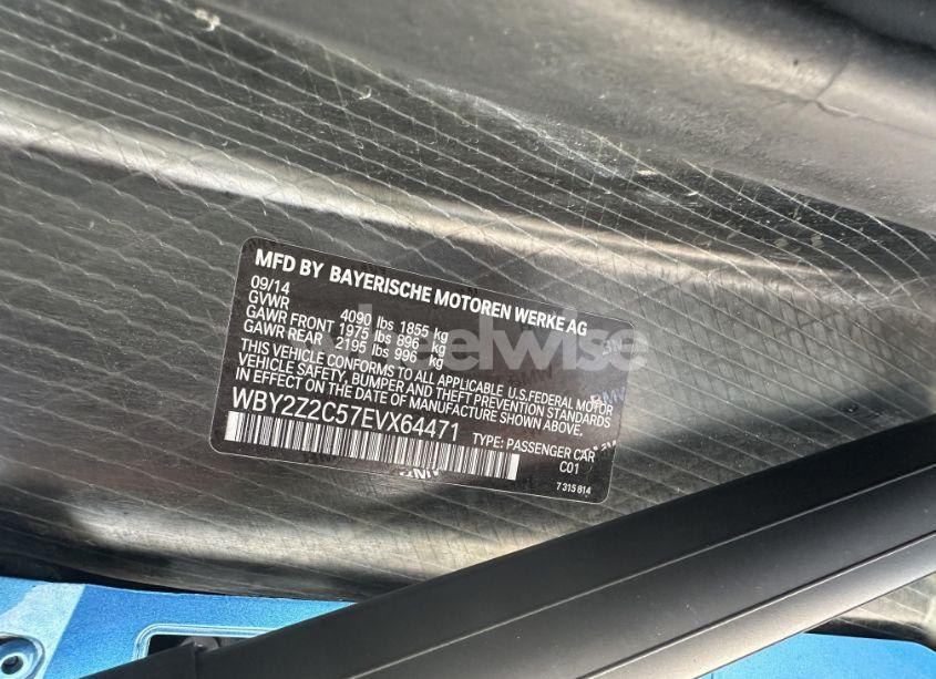 Photo 8 of 2014 Bmw I8 (VIN WBY2Z2C57EVX64471)