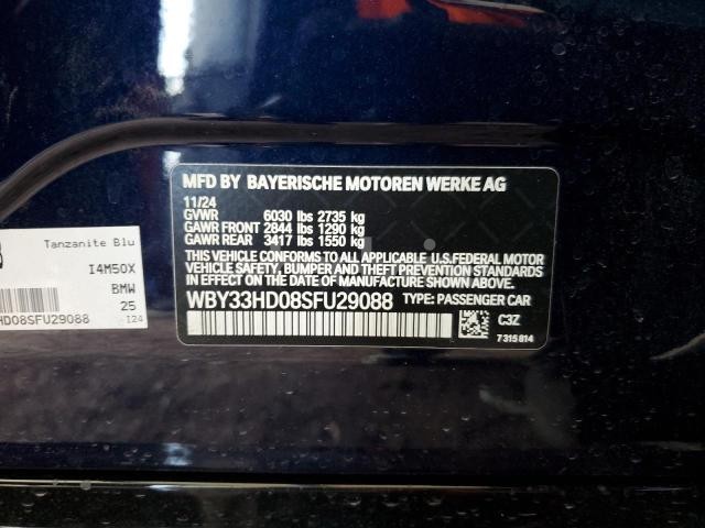 Photo 4 of 2025 BMW I4 M50 (VIN WBY33HD08SFU29088)