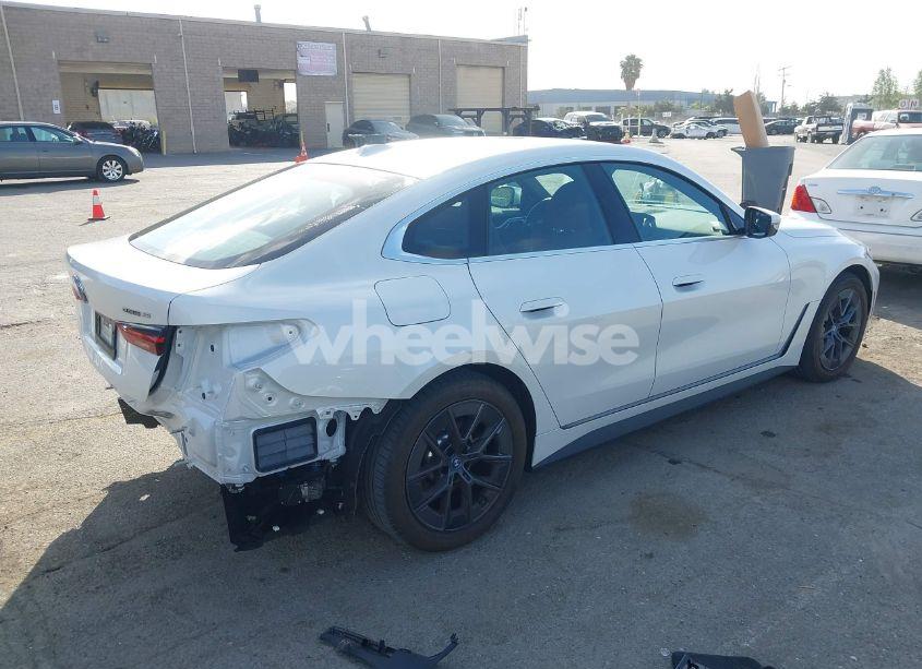 Photo 4 of 2024 Bmw I4 EDRIVE35 (VIN WBY43AW08RFT12002)