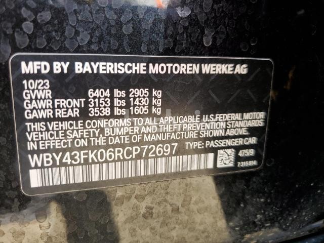 Photo 9 of 2024 BMW I5 M60 (VIN WBY43FK06RCP72697)