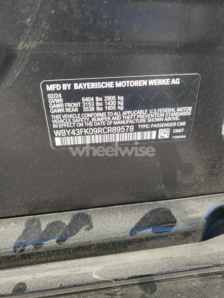 Photo 13 of 2024 BMW I5 M60 (VIN WBY43FK09RCR89578)