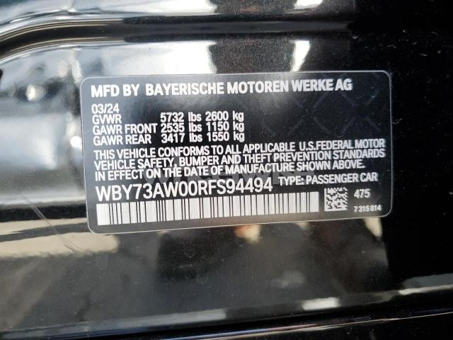 Photo 9 of 2024 BMW I4 EDRIVE 40 (VIN WBY73AW00RFS94494)