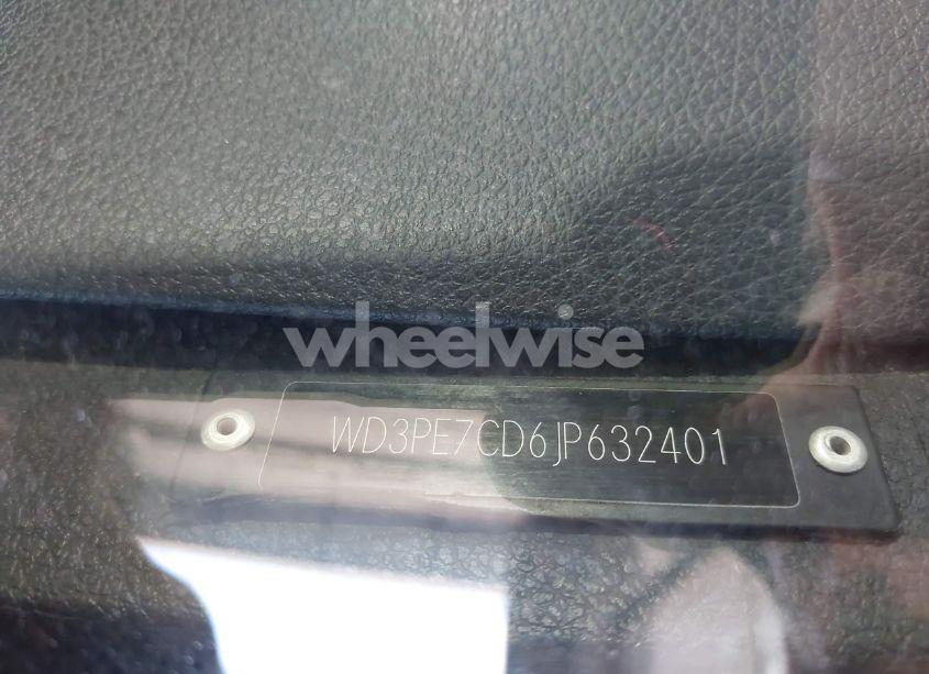 Photo 9 of 2018 Mercedes-benz Sprinter 2500 STANDARD ROOF V6 (VIN WD3PE7CD6JP632401)