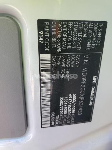 Photo 5 of 2018 MERCEDES-BENZ SPRINTER 3500 (VIN WD3PF3CCXJP631930)