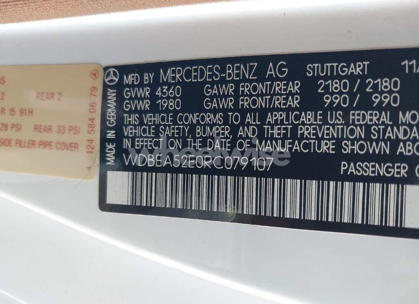 Photo 9 of 1994 Mercedes-benz E 320 (VIN WDBEA52E0RC079107)