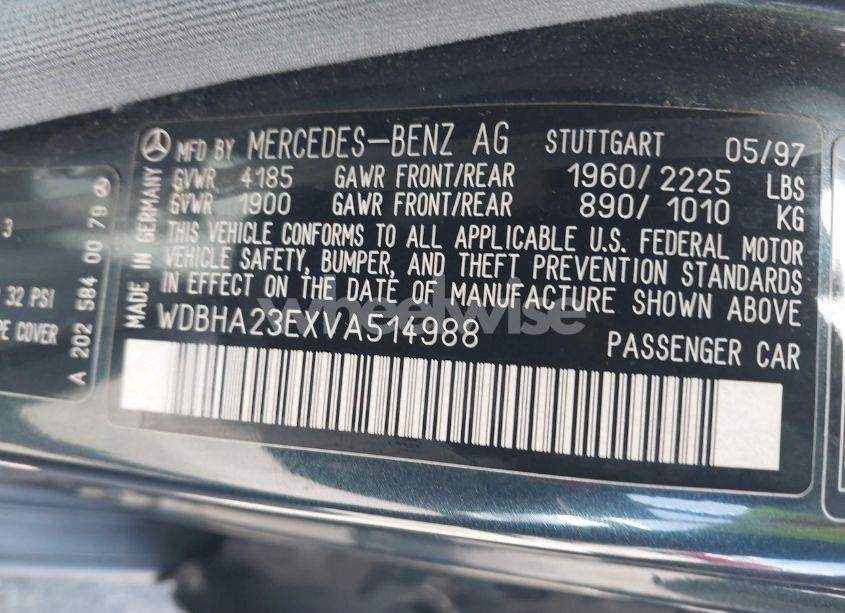 Photo 9 of 1997 Mercedes-benz C 230 (VIN WDBHA23EXVA514988)