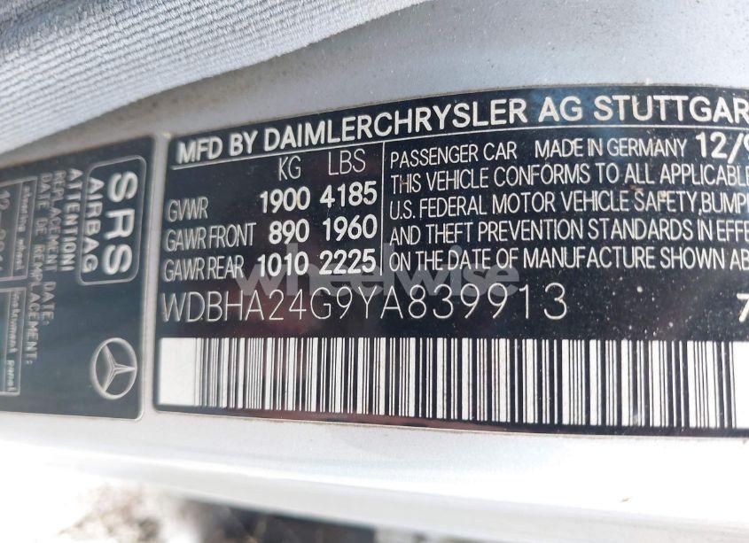 Photo 9 of 2000 Mercedes-benz C 230 KOMPRESSOR (VIN WDBHA24G9YA839913)