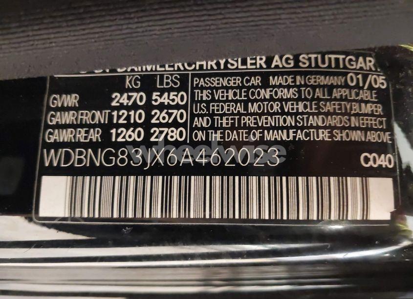 Photo 9 of 2006 Mercedes-benz S 430 4MATIC (VIN WDBNG83JX6A462023)