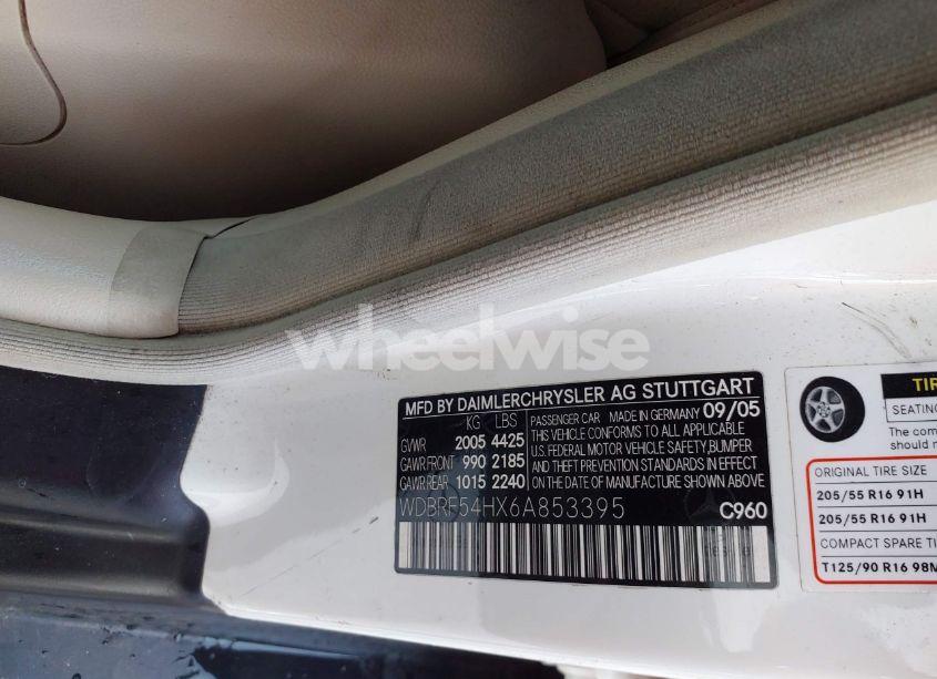 Photo 9 of 2006 Mercedes-benz C 280 LUXURY (VIN WDBRF54HX6A853395)