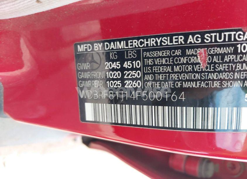 Photo 9 of 2004 Mercedes-benz C 240 4MATIC (VIN WDBRF81J14F500164)