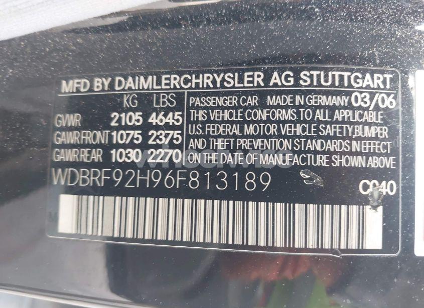 Photo 9 of 2006 Mercedes-benz C 280 LUXURY 4MATIC (VIN WDBRF92H96F813189)