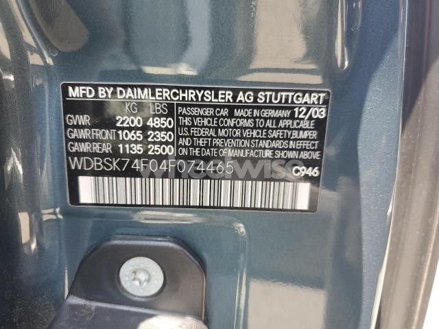 Photo 7 of 2004 MERCEDES-BENZ SL 55 AMG (VIN WDBSK74F04F074465)