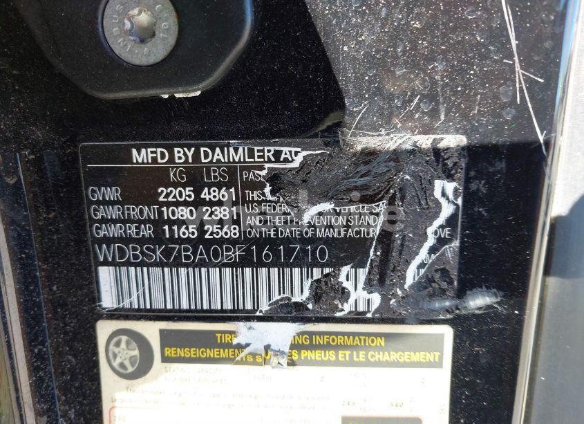 Photo 9 of 2011 Mercedes-benz Sl 550 (VIN WDBSK7BA0BF161710)