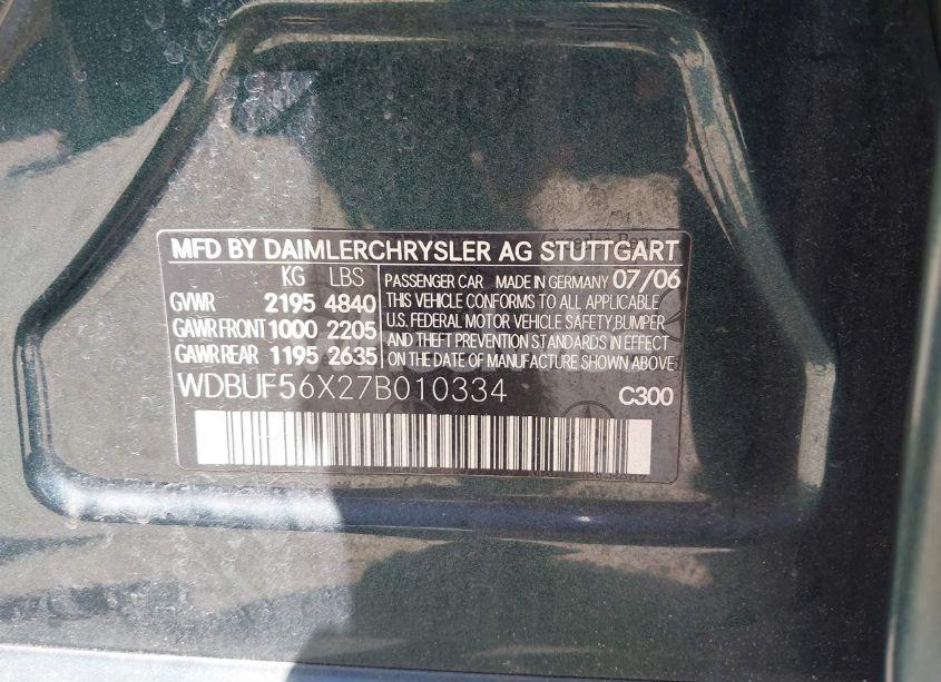 Photo 9 of 2007 Mercedes-benz E 350 (VIN WDBUF56X27B010334)