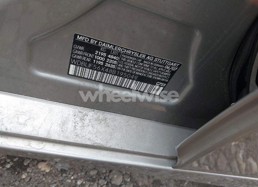 Photo 9 of 2008 Mercedes-benz E 350 (VIN WDBUF56X48B195049)