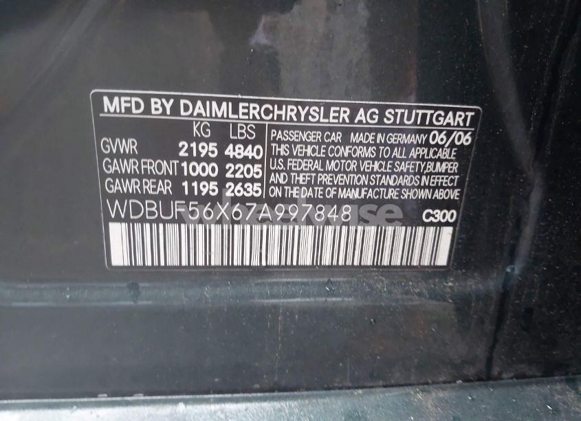 Photo 9 of 2007 Mercedes-benz E 350 (VIN WDBUF56X67A997848)