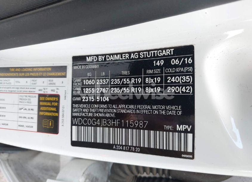 Photo 9 of 2017 Mercedes-benz Glc 300 (VIN WDC0G4JB3HF115987)