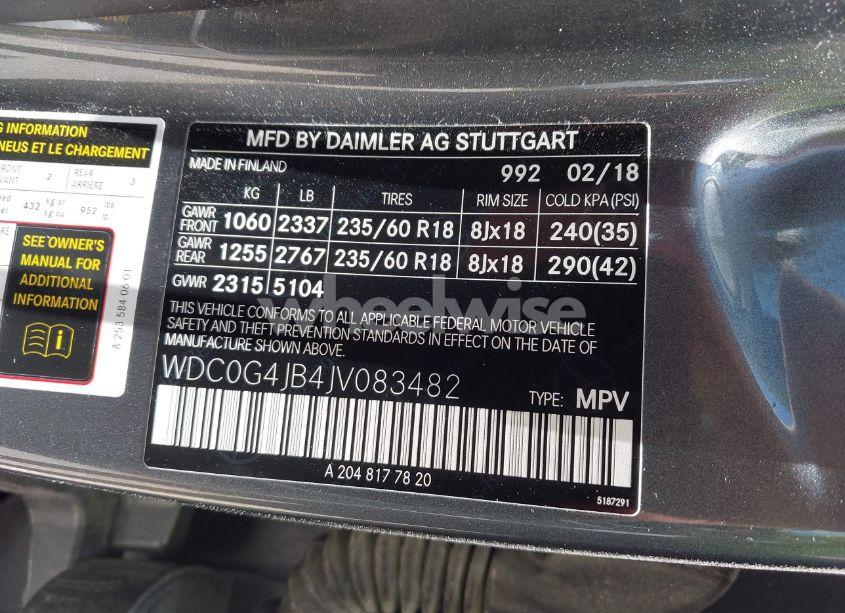 Photo 9 of 2018 Mercedes-benz Glc 300 (VIN WDC0G4JB4JV083482)