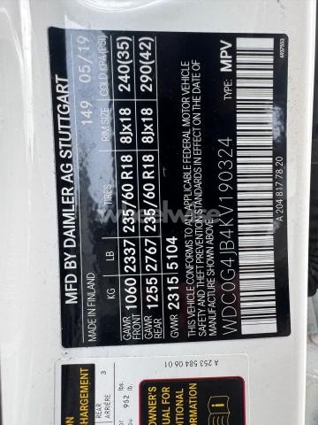 Photo 7 of 2019 MERCEDES-BENZ GLC 300 (VIN WDC0G4JB4KV190324)