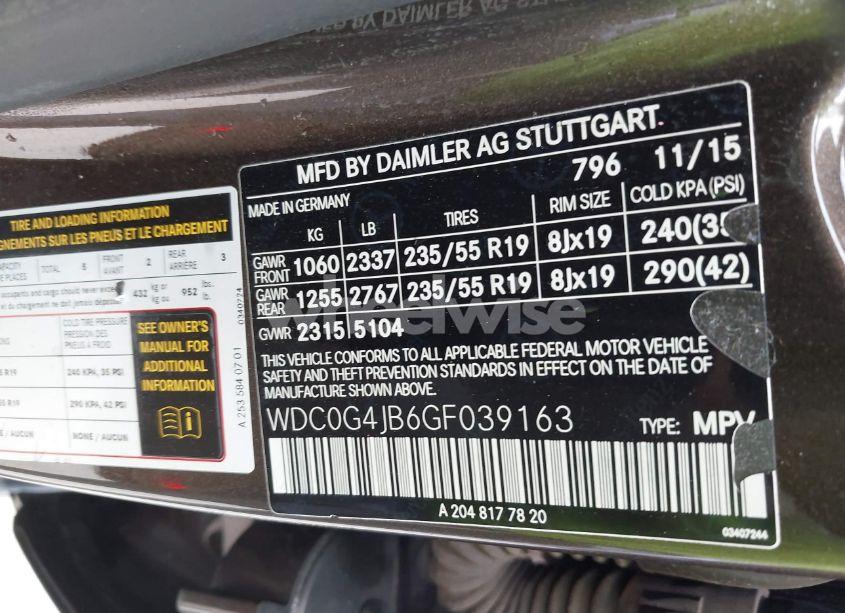 Photo 9 of 2016 Mercedes-benz Glc 300 (VIN WDC0G4JB6GF039163)