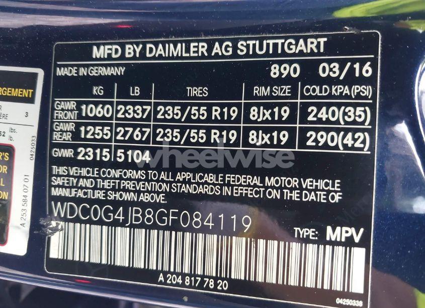 Photo 9 of 2016 Mercedes-benz Glc 300 (VIN WDC0G4JB8GF084119)