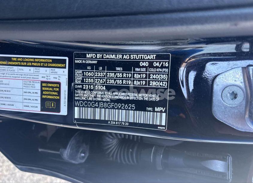 Photo 9 of 2016 Mercedes-benz Glc 300 (VIN WDC0G4JB8GF092625)