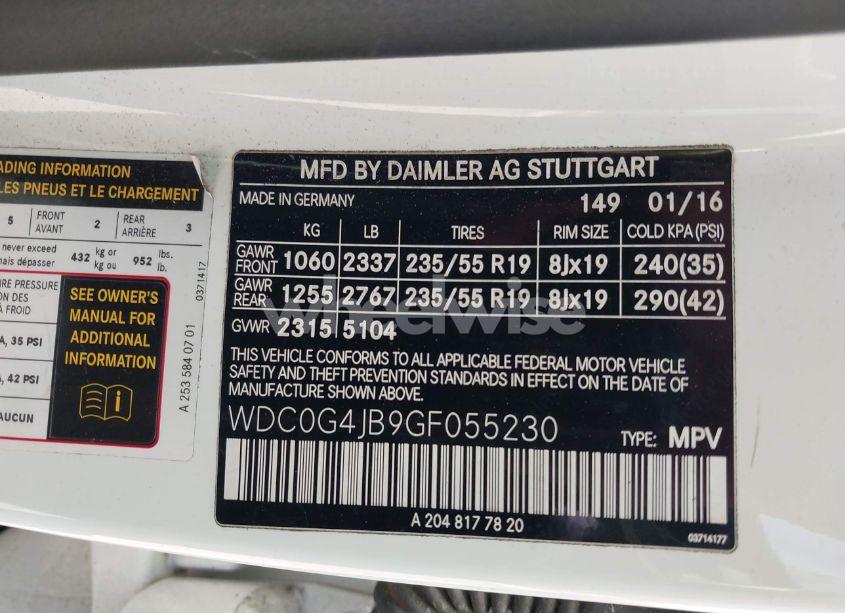 Photo 9 of 2016 Mercedes-benz Glc 300 (VIN WDC0G4JB9GF055230)