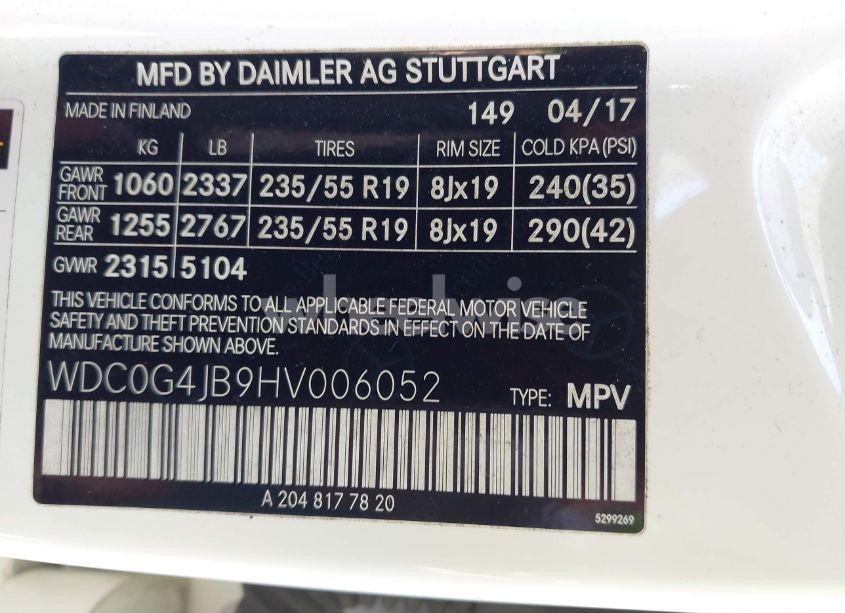 Photo 9 of 2017 Mercedes-benz Glc 300 (VIN WDC0G4JB9HV006052)
