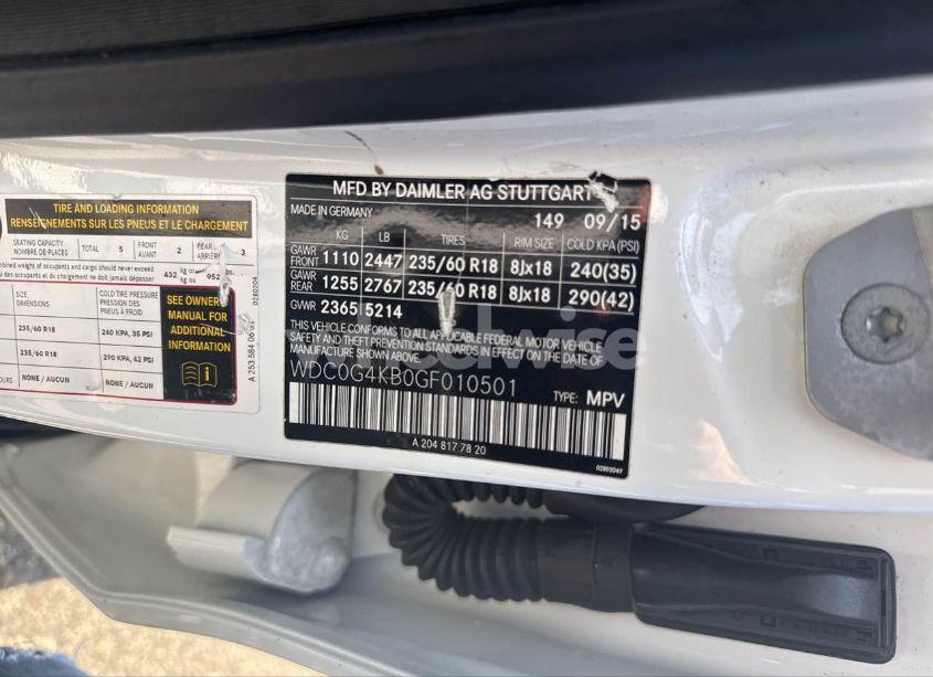 Photo 9 of 2016 Mercedes-benz Glc 300 4MATIC (VIN WDC0G4KB0GF010501)