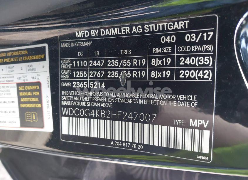 Photo 9 of 2017 Mercedes-benz Glc 300 4MATIC (VIN WDC0G4KB2HF247007)