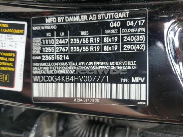 Photo 11 of 2017 MERCEDES-BENZ GLC 300 4MATIC (VIN WDC0G4KB4HV007771)