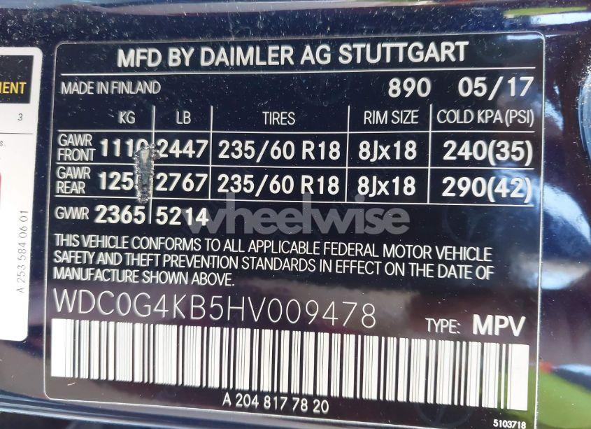 Photo 9 of 2017 Mercedes-benz Glc 300 4MATIC (VIN WDC0G4KB5HV009478)