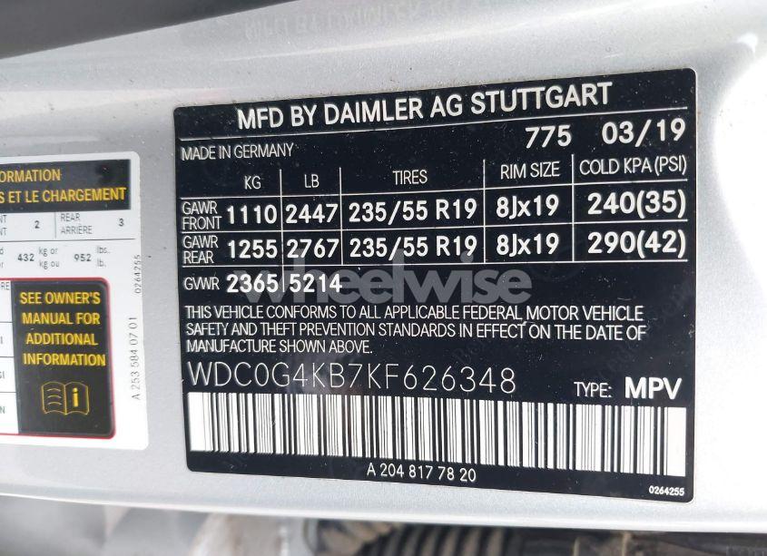 Photo 9 of 2019 Mercedes-benz Glc 300 4MATIC (VIN WDC0G4KB7KF626348)