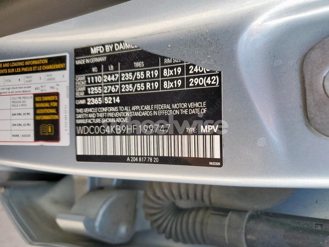 Photo 4 of 2017 MERCEDES-BENZ GLC 300 4MATIC (VIN WDC0G4KB9HF199747)