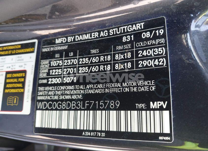 Photo 9 of 2020 Mercedes-benz Glc 300 (VIN WDC0G8DB3LF715789)