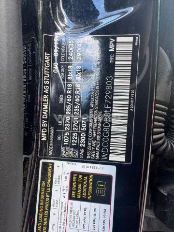 2020 MERCEDES-BENZ GLC 300 N/A (VIN WDC0G8DB8LF729803) main photo