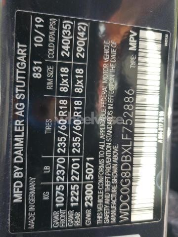 Photo 9 of 2020 MERCEDES-BENZ GLC 300 N/A (VIN WDC0G8DBXLF752886)