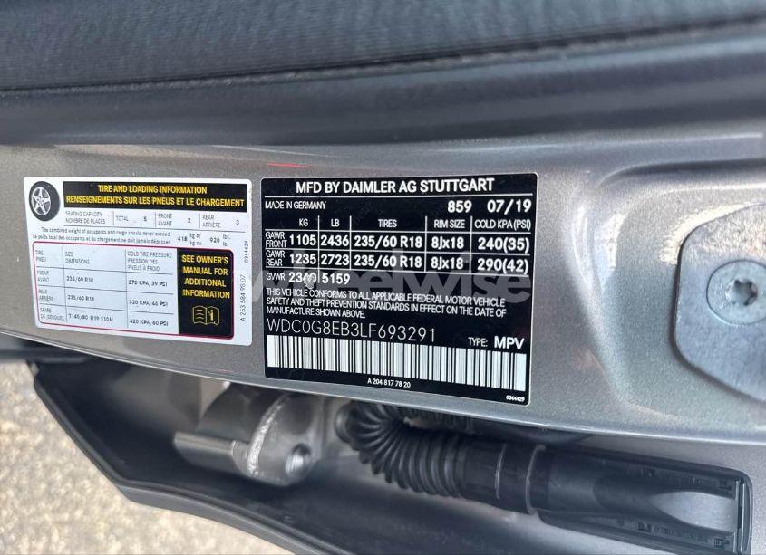 Photo 9 of 2020 Mercedes-benz Glc 300 4MATIC (VIN WDC0G8EB3LF693291)